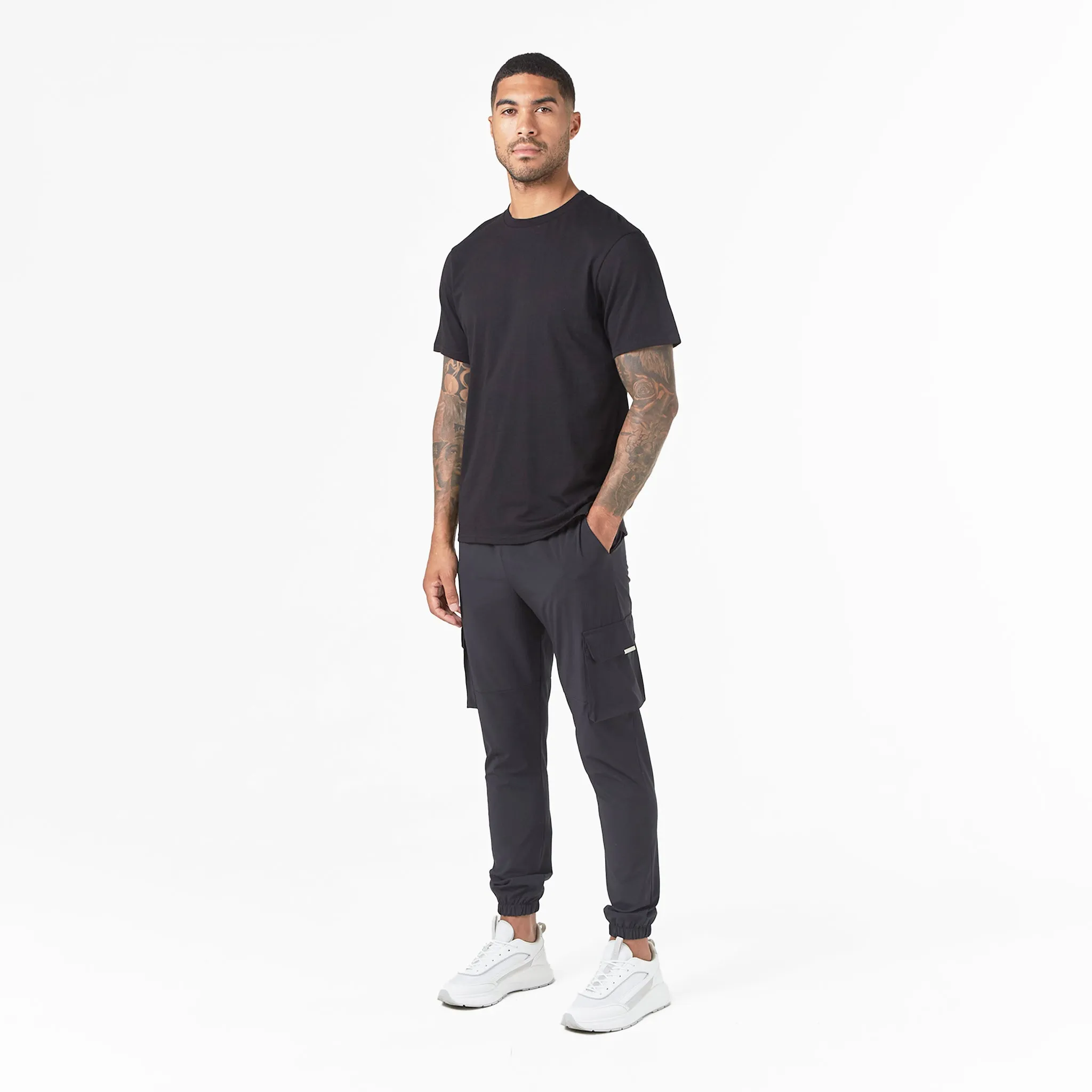 2-Pack Core Relaxed Fit T-Shirts | Black/White