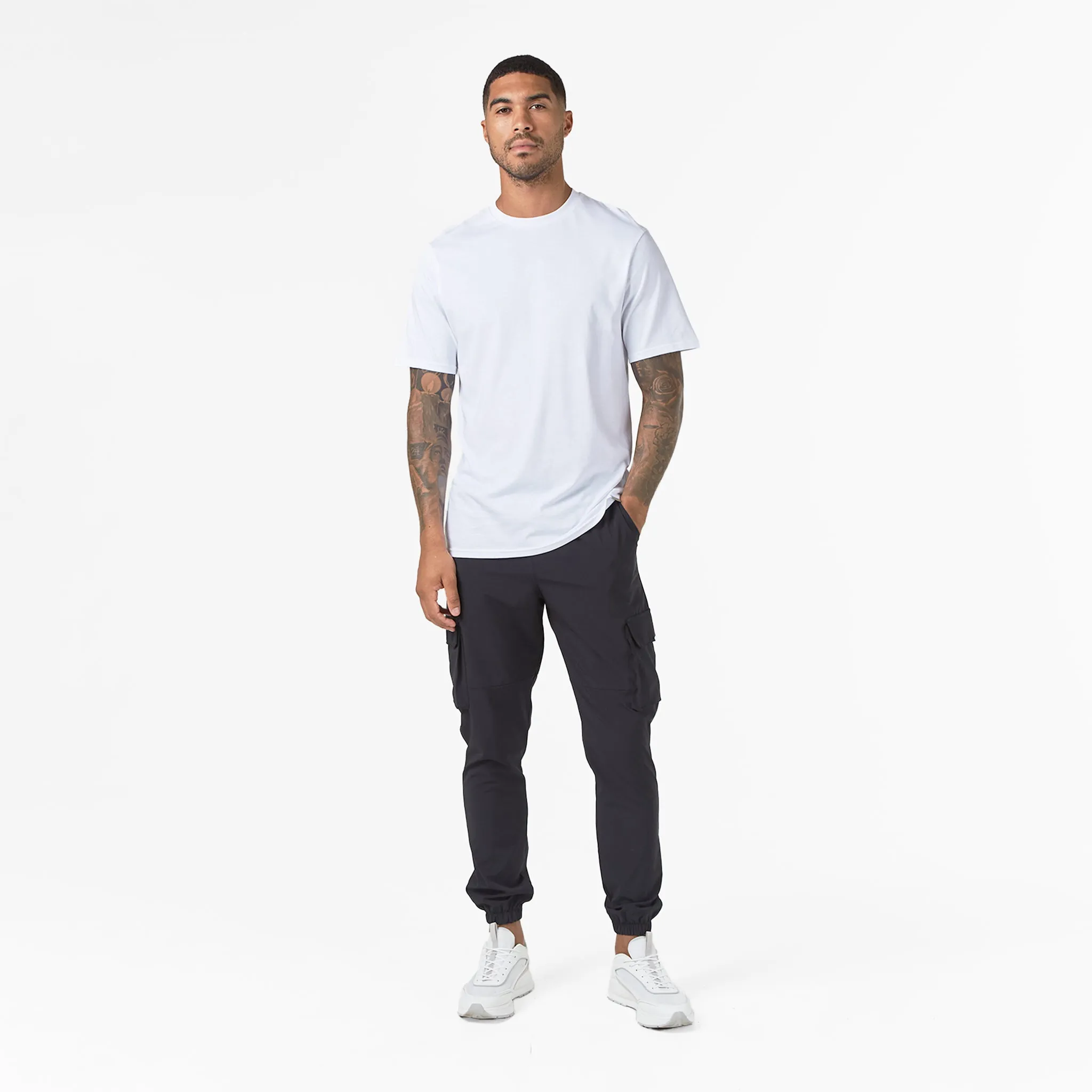 2-Pack Core Relaxed Fit T-Shirts | Black/White