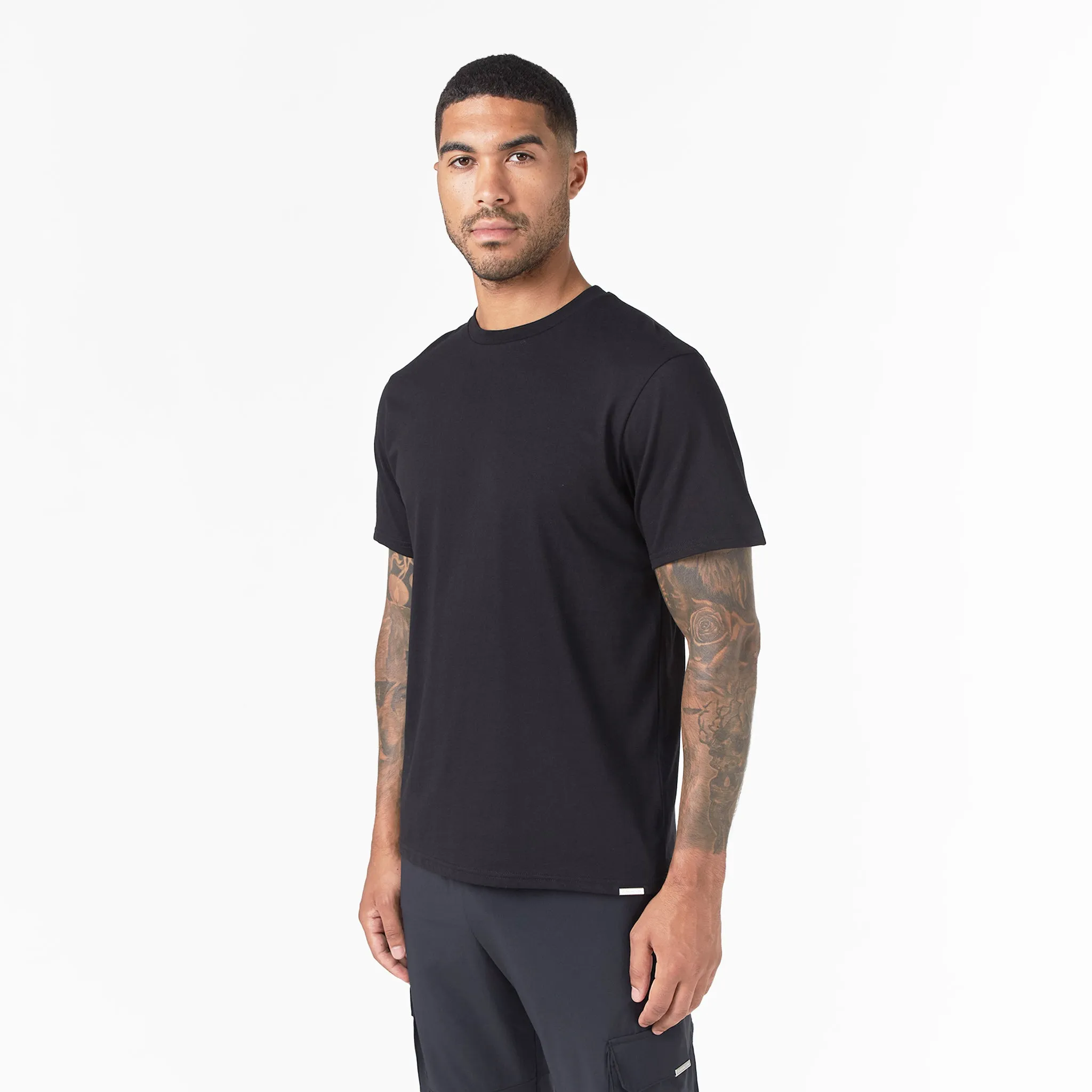 2-Pack Core Relaxed Fit T-Shirts | Black/White