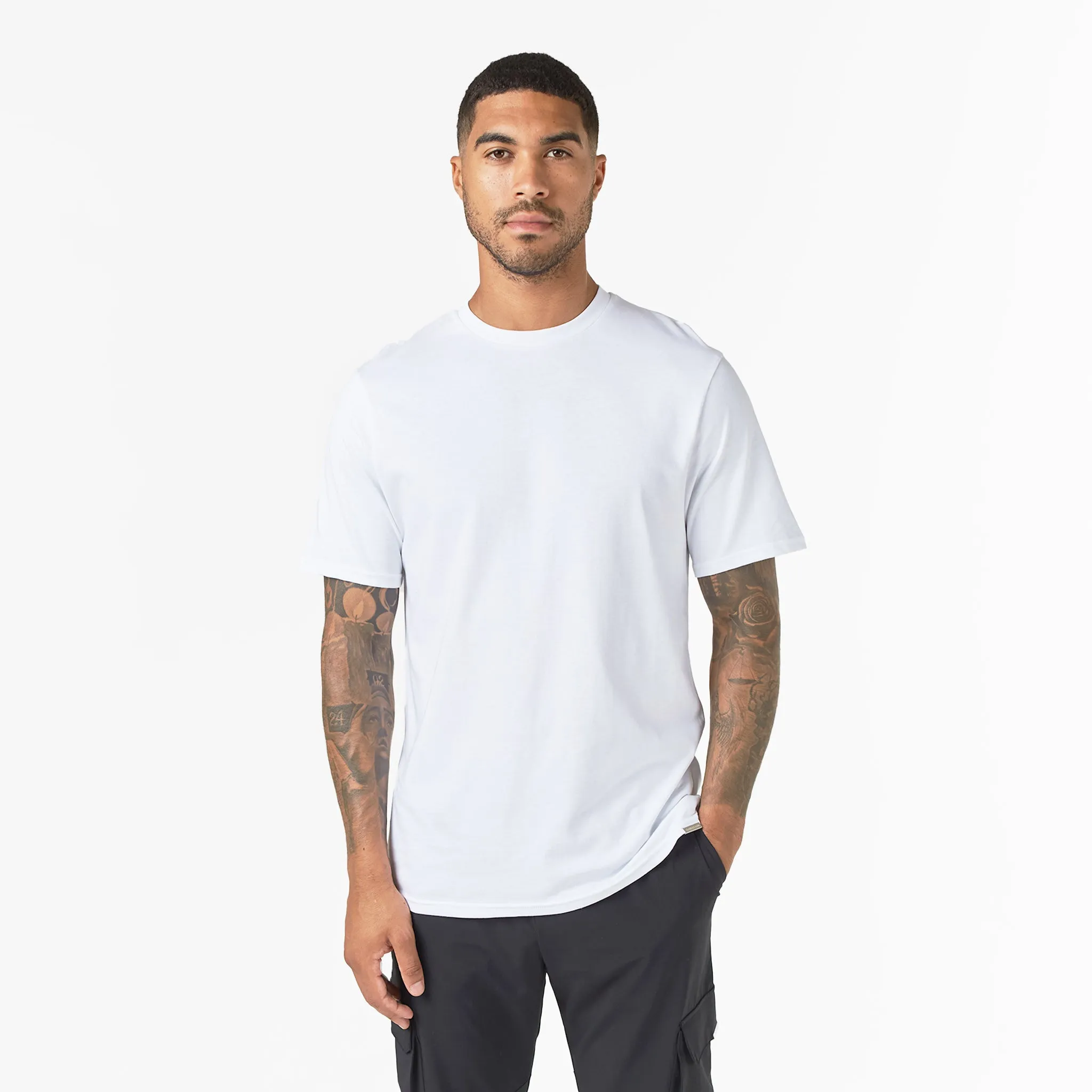 2-Pack Core Relaxed Fit T-Shirts | Black/White