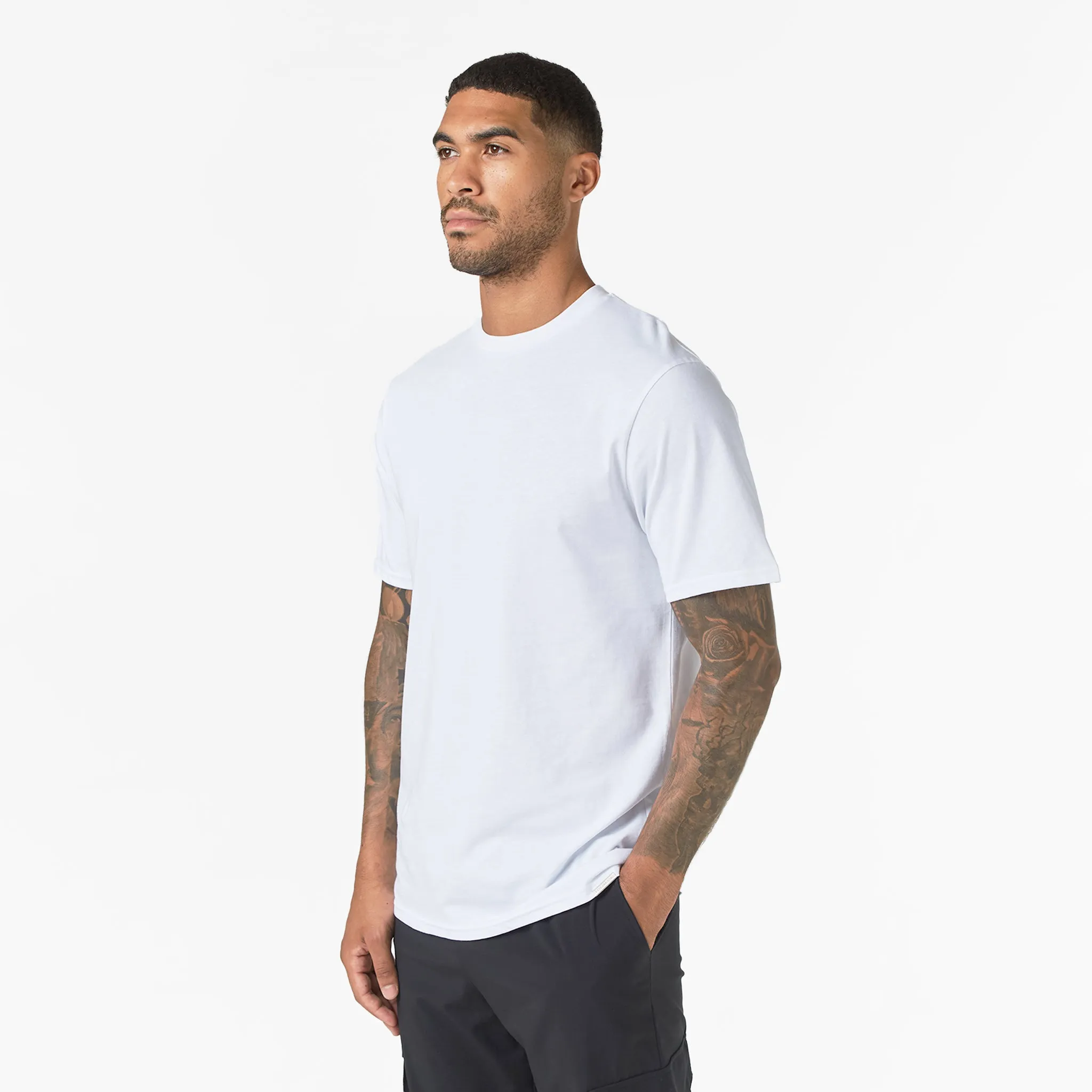 2-Pack Core Relaxed Fit T-Shirts | Black/White