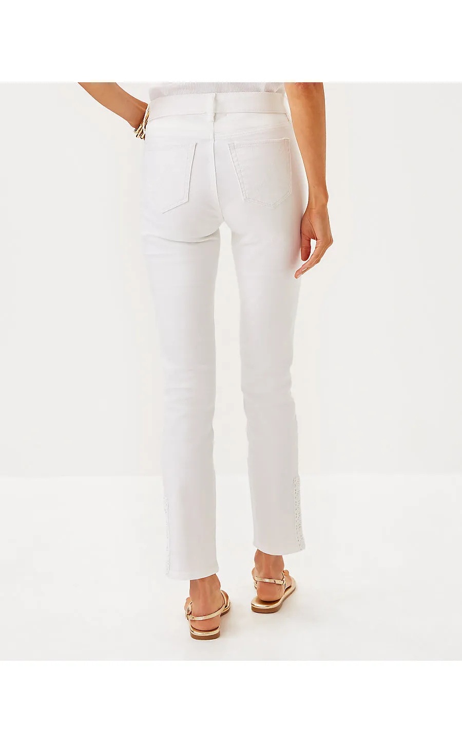 29" South Ocean High Rise Skinny Jean - Resort White