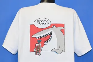 80s Shark Bites Hawaii Bloody Mary Funny t-shirt Extra Large