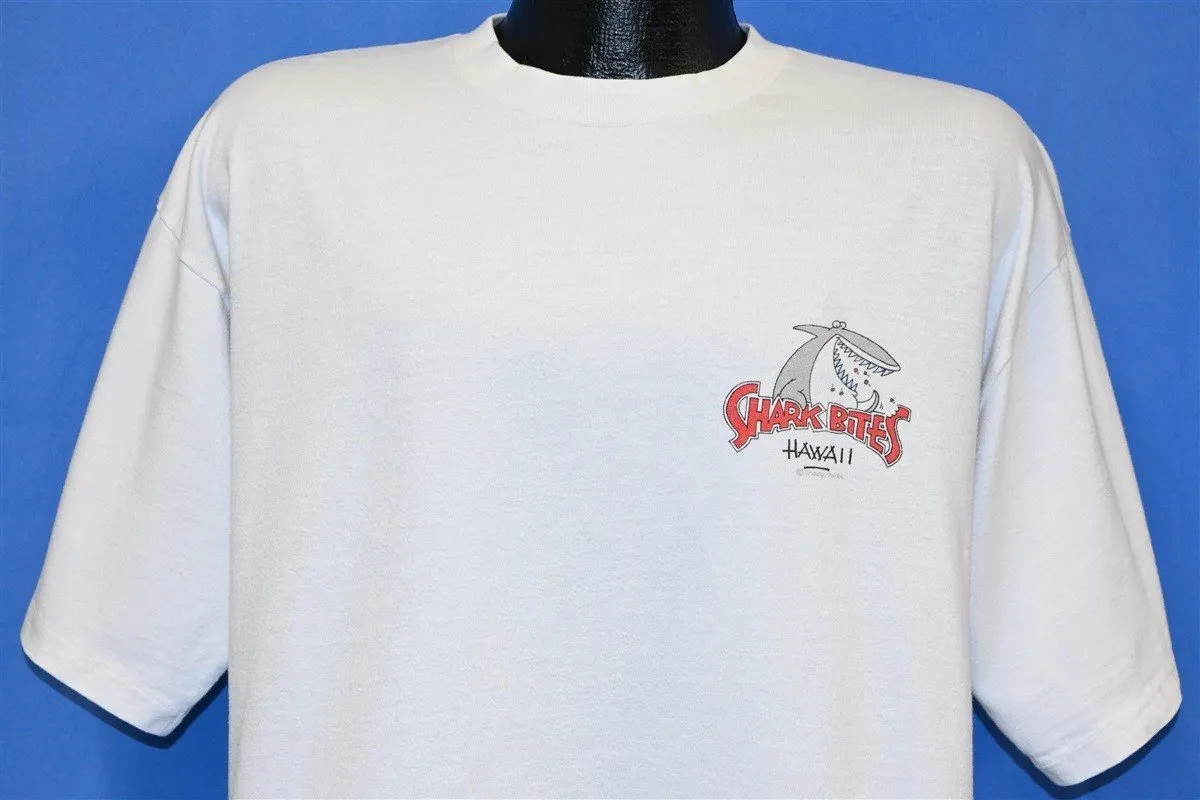 80s Shark Bites Hawaii Bloody Mary Funny t-shirt Extra Large