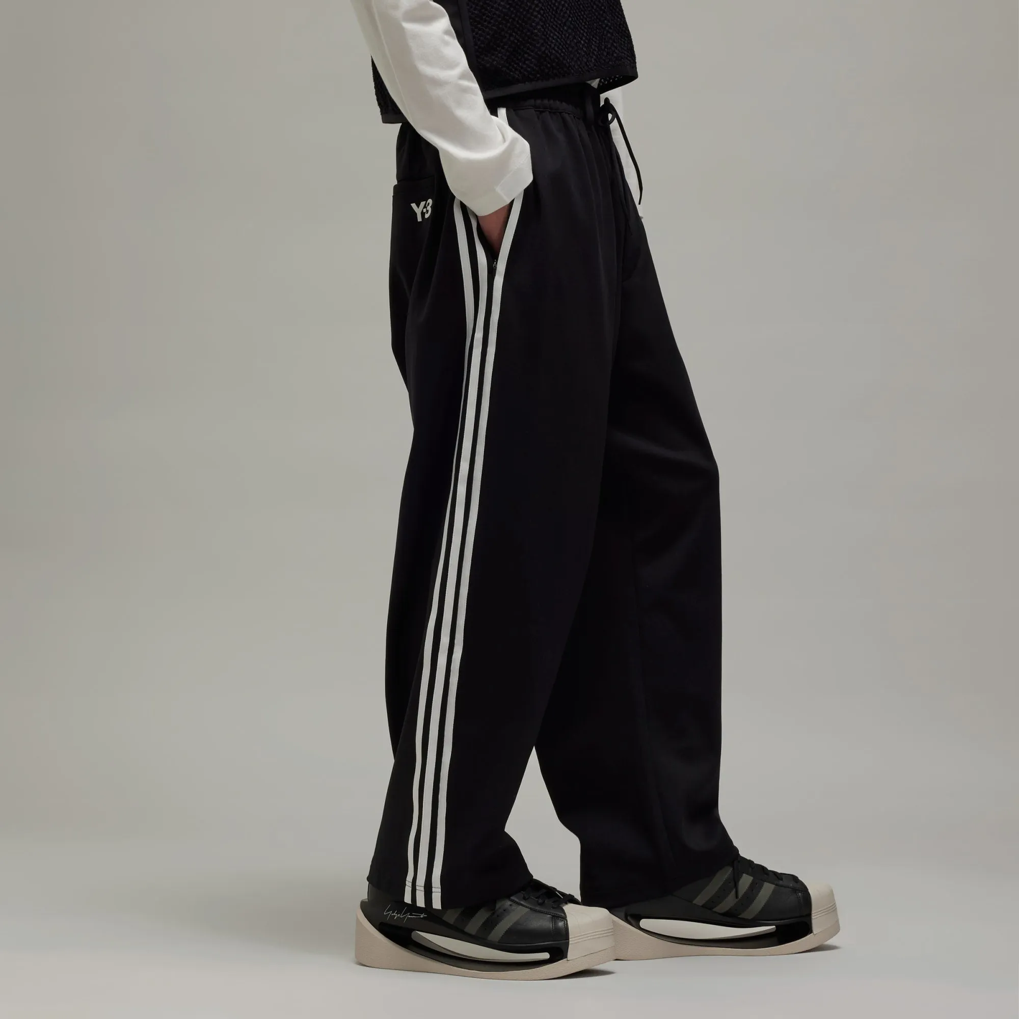 adidas Y-3 3-Stripes Track Pants Black