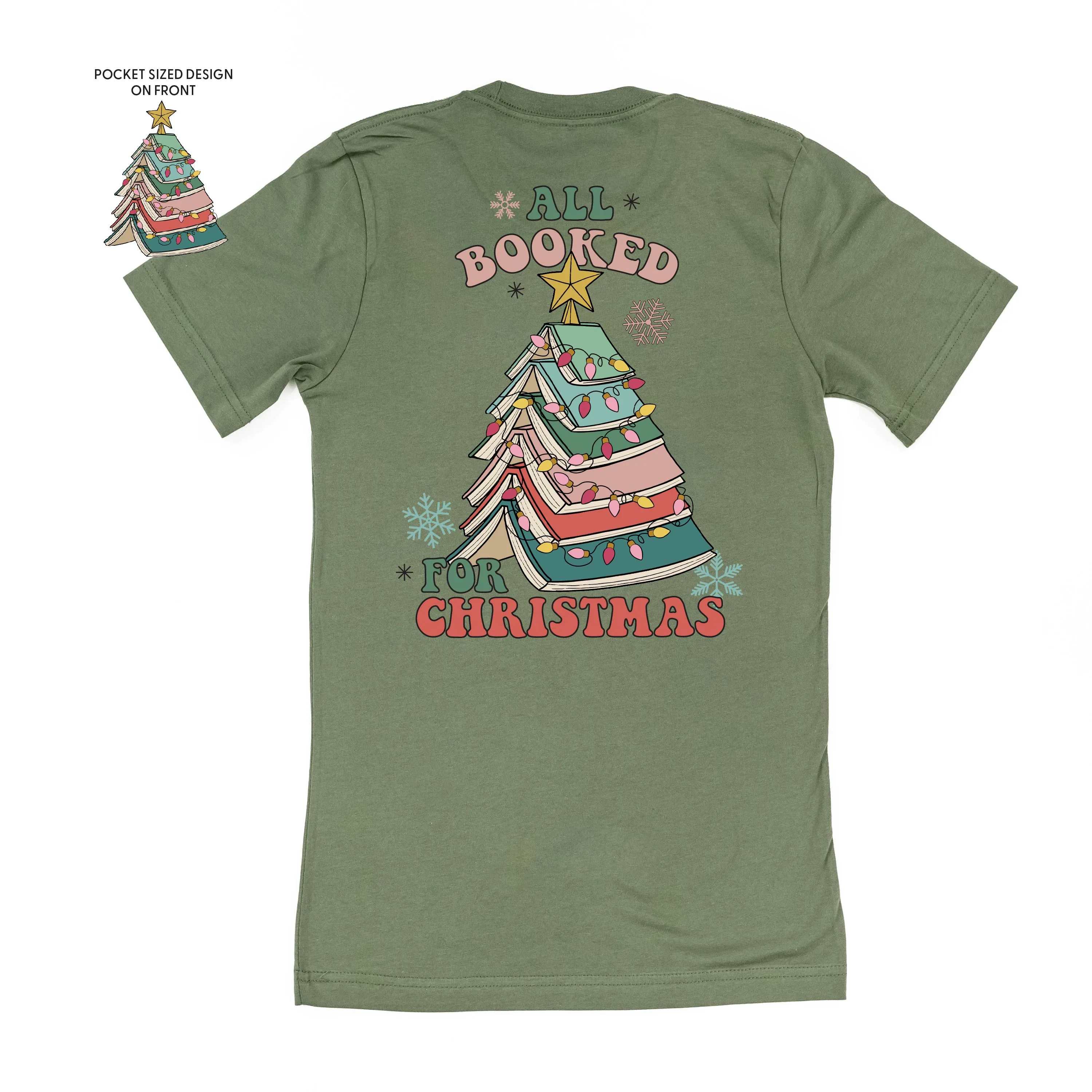 All Booked For Christmas (pf&b) - Unisex Tee