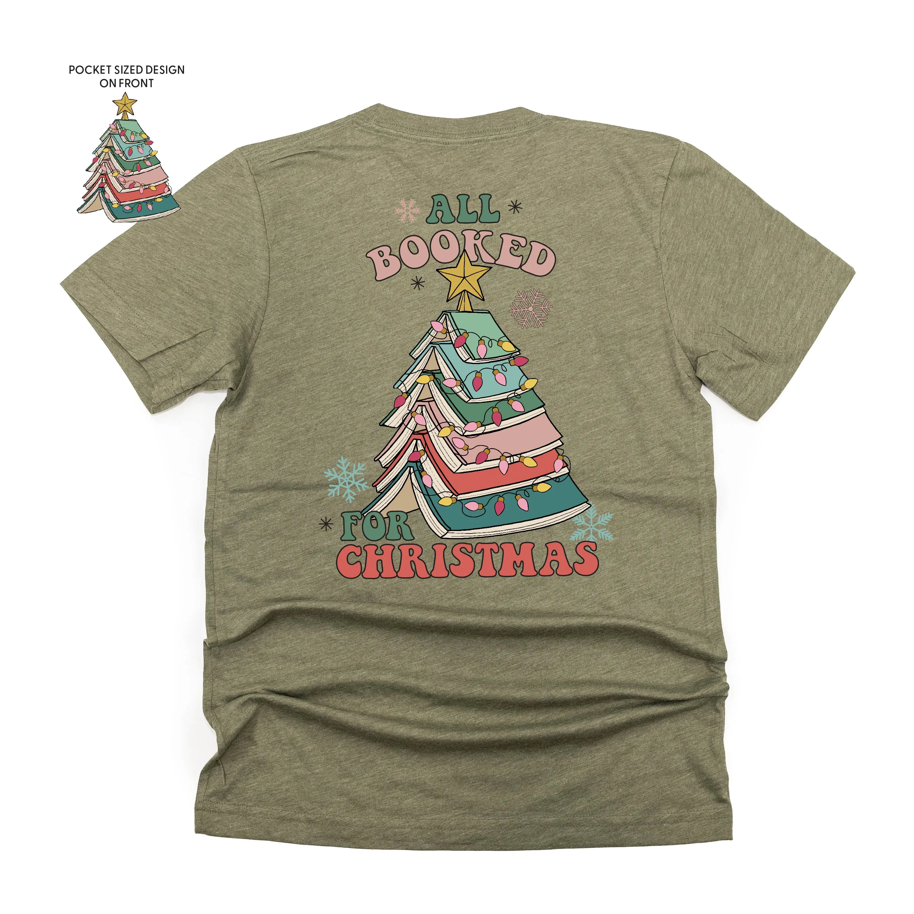 All Booked For Christmas (pf&b) - Unisex Tee