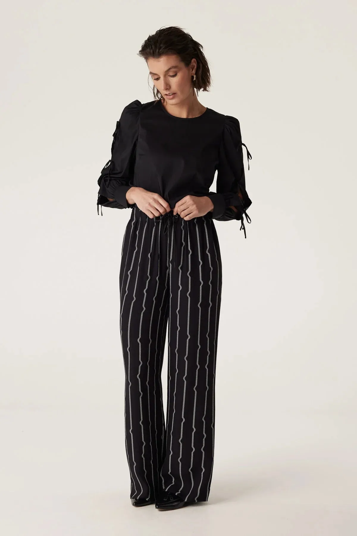 Allegra Pulse Print Stripe Pant