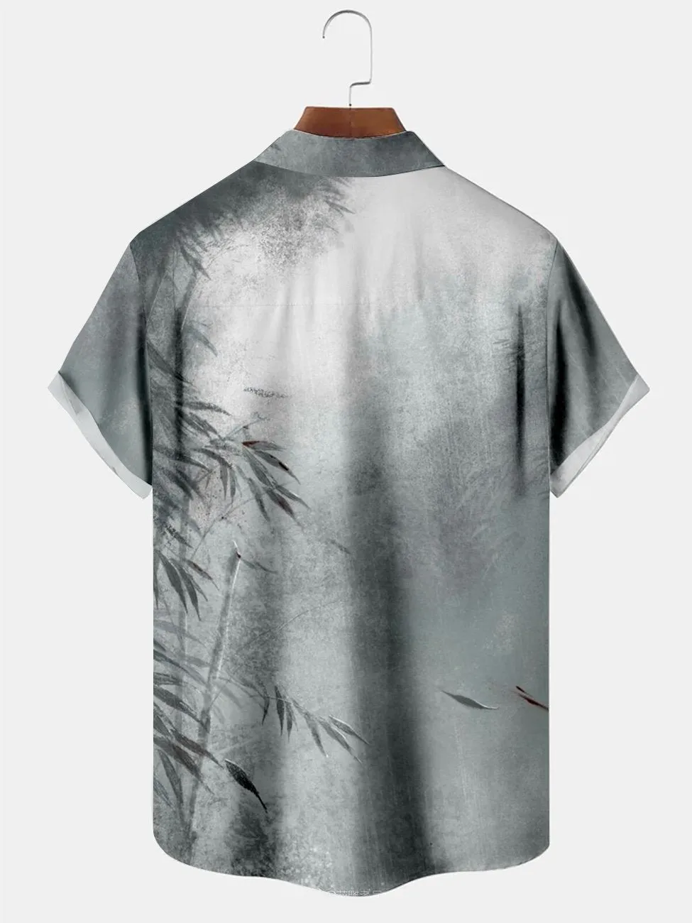 Alohadaddy Sliver Vintage Bamboo Printed Casual Plus Size Shirts