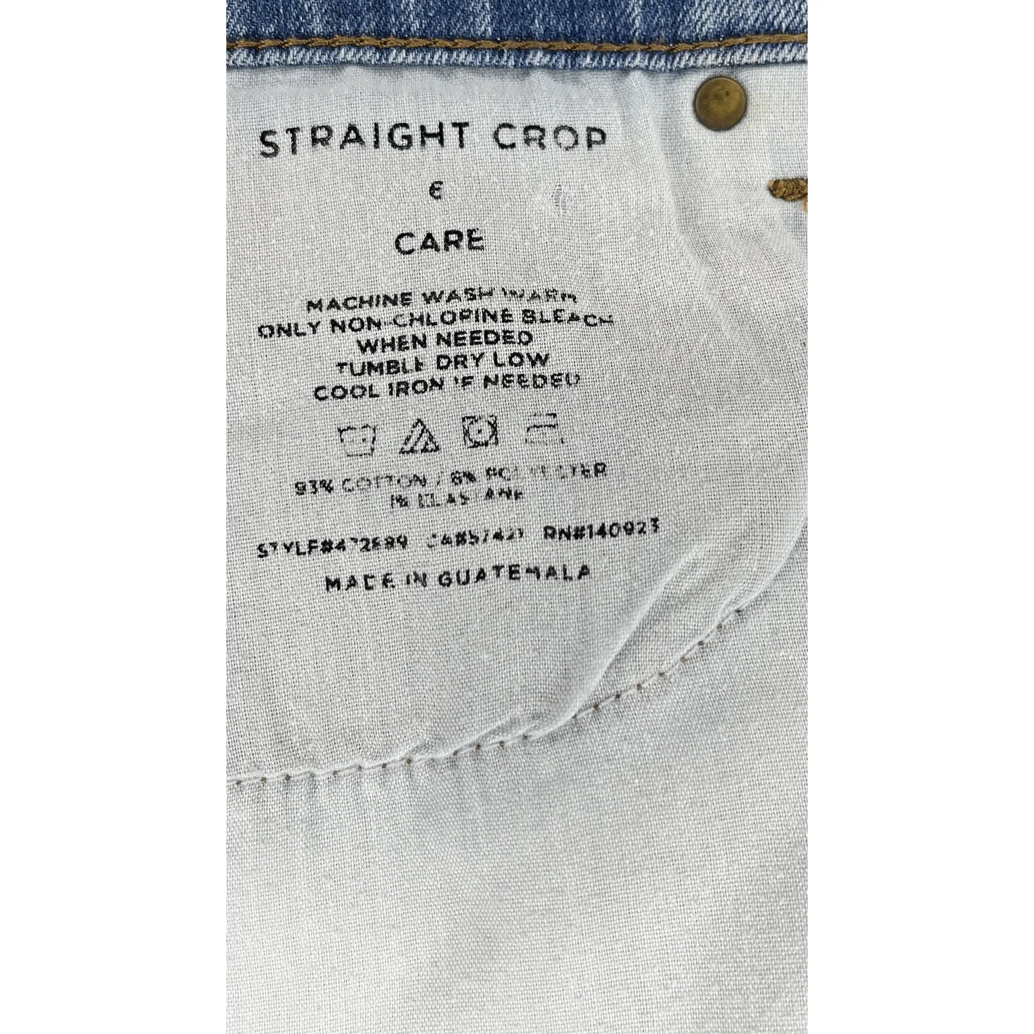 Ann Taylor Denim Capri Jeans Light Blue Size 6 SKU 000423-1