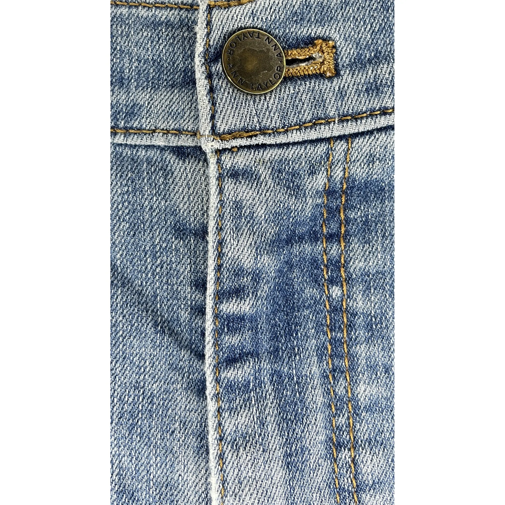 Ann Taylor Denim Capri Jeans Light Blue Size 6 SKU 000423-1