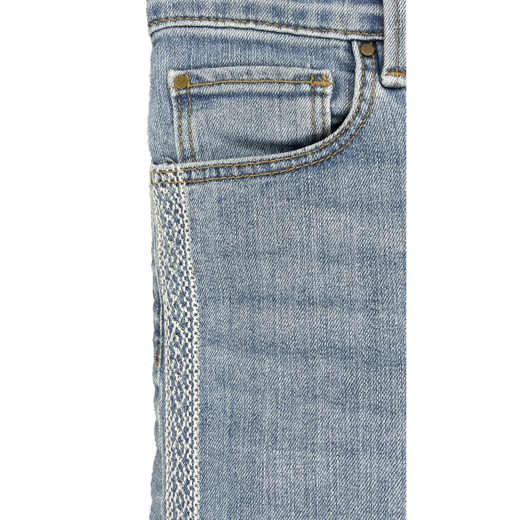 Ann Taylor Denim Capri Jeans Light Blue Size 6 SKU 000423-1