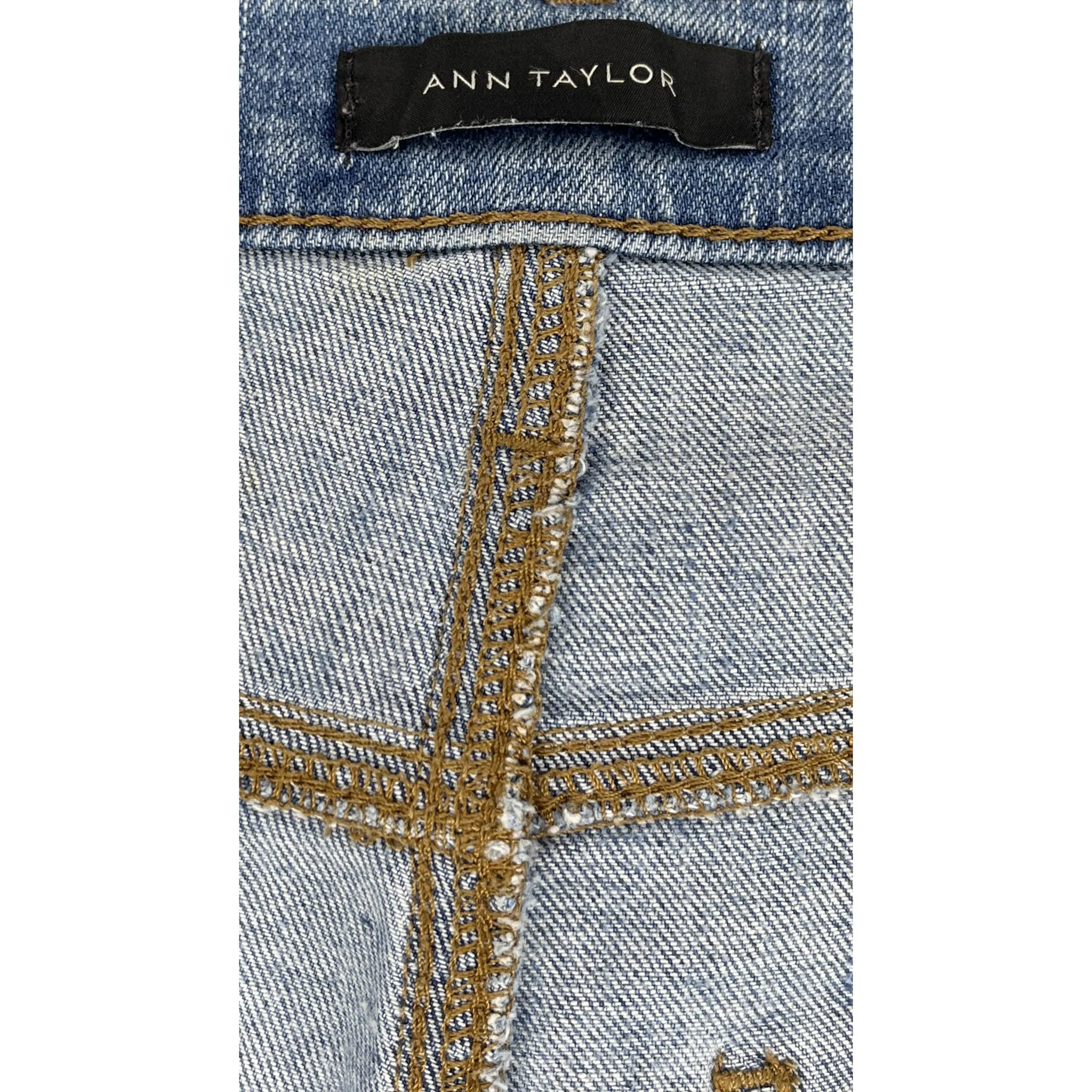 Ann Taylor Denim Capri Jeans Light Blue Size 6 SKU 000423-1