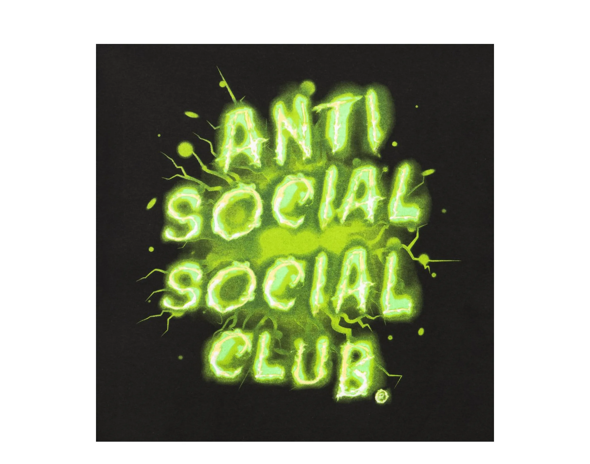 Anti Social Social Club I SEE Green Black Tee