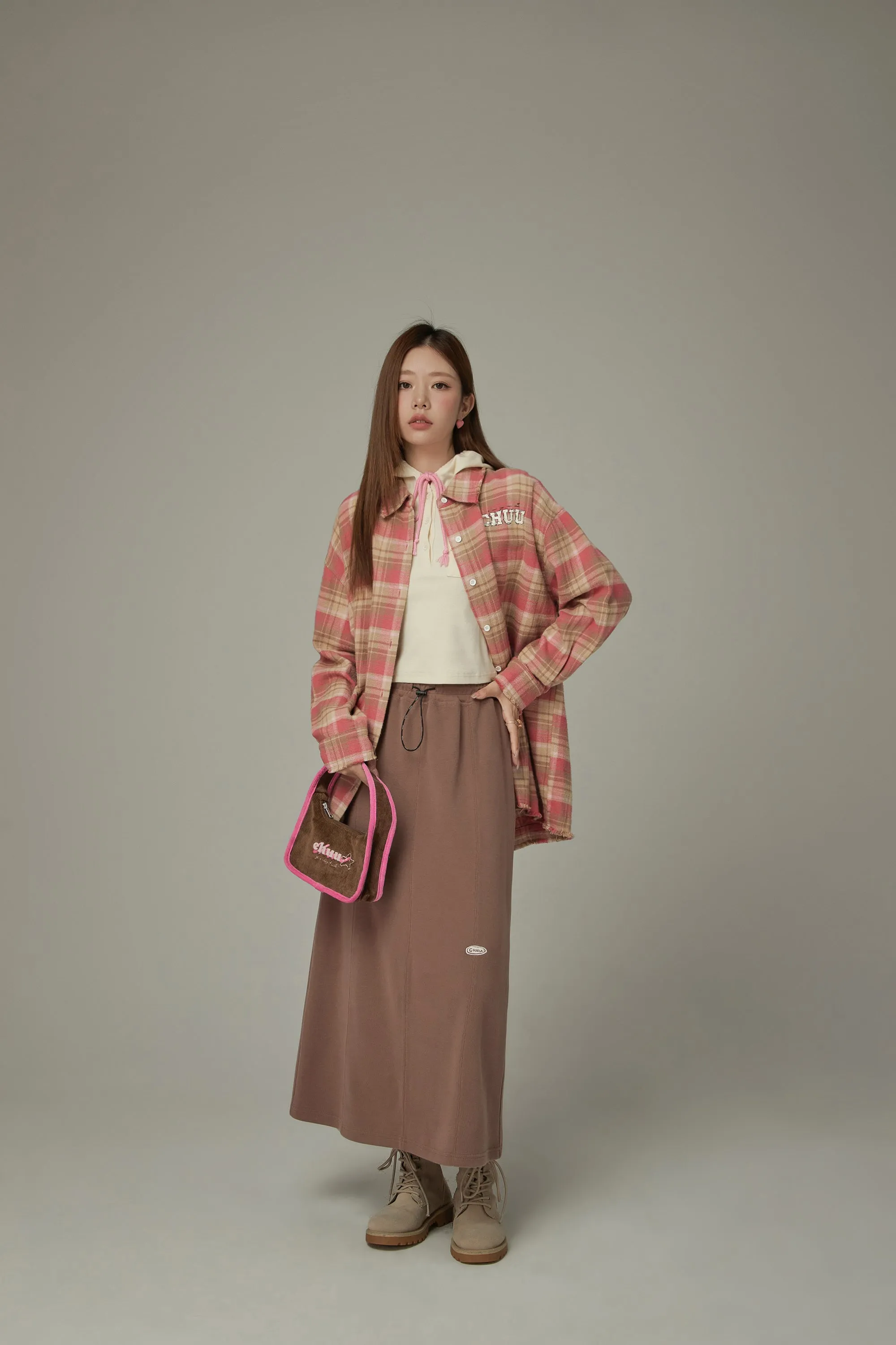 Basic Checked Boxy Shirt