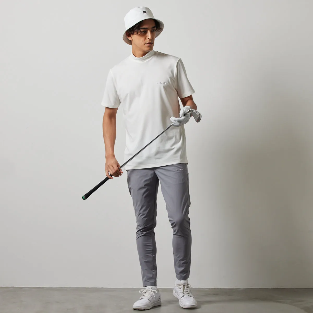 BASIC COOLTECH S/S MOCK NECK SHIRTS
