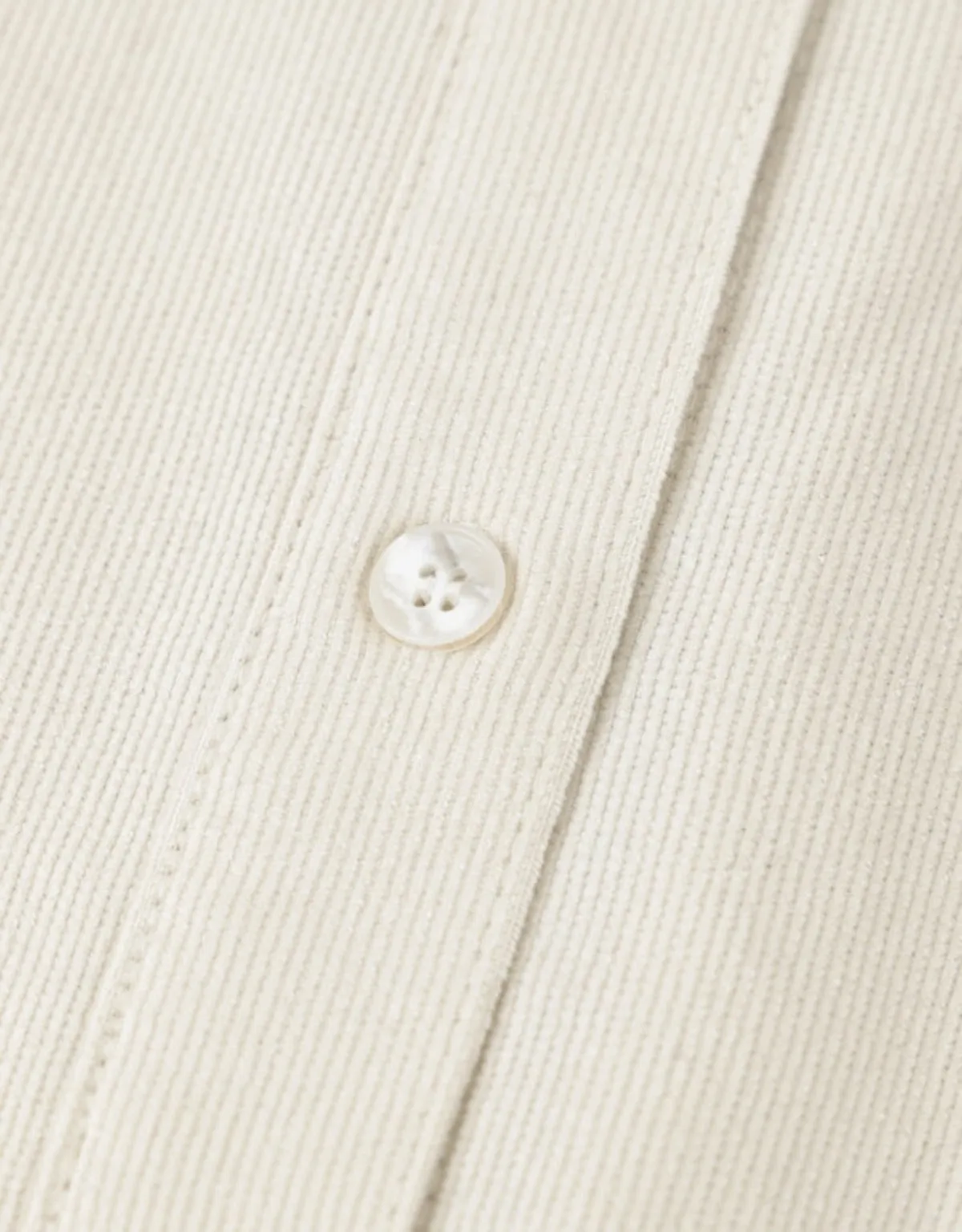 Basic Corduroy Shirts In Ivory