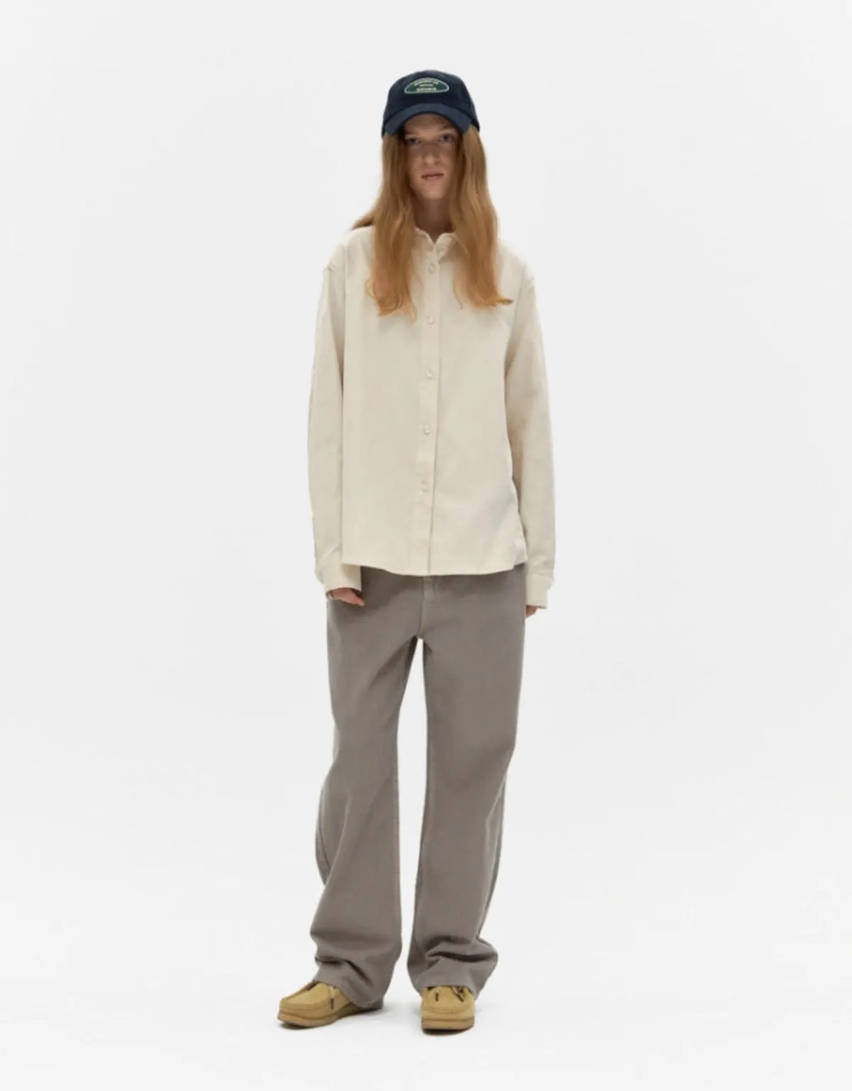 Basic Corduroy Shirts In Ivory