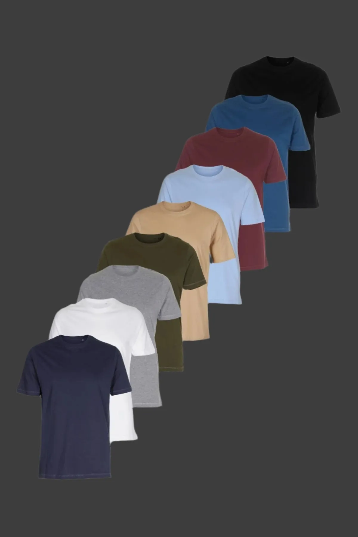 Basic T-Shirts - Pakketilbud 9 stk. (V.I.P BF24)