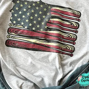 Batter Batter Baseball Patriotic Sports Tee