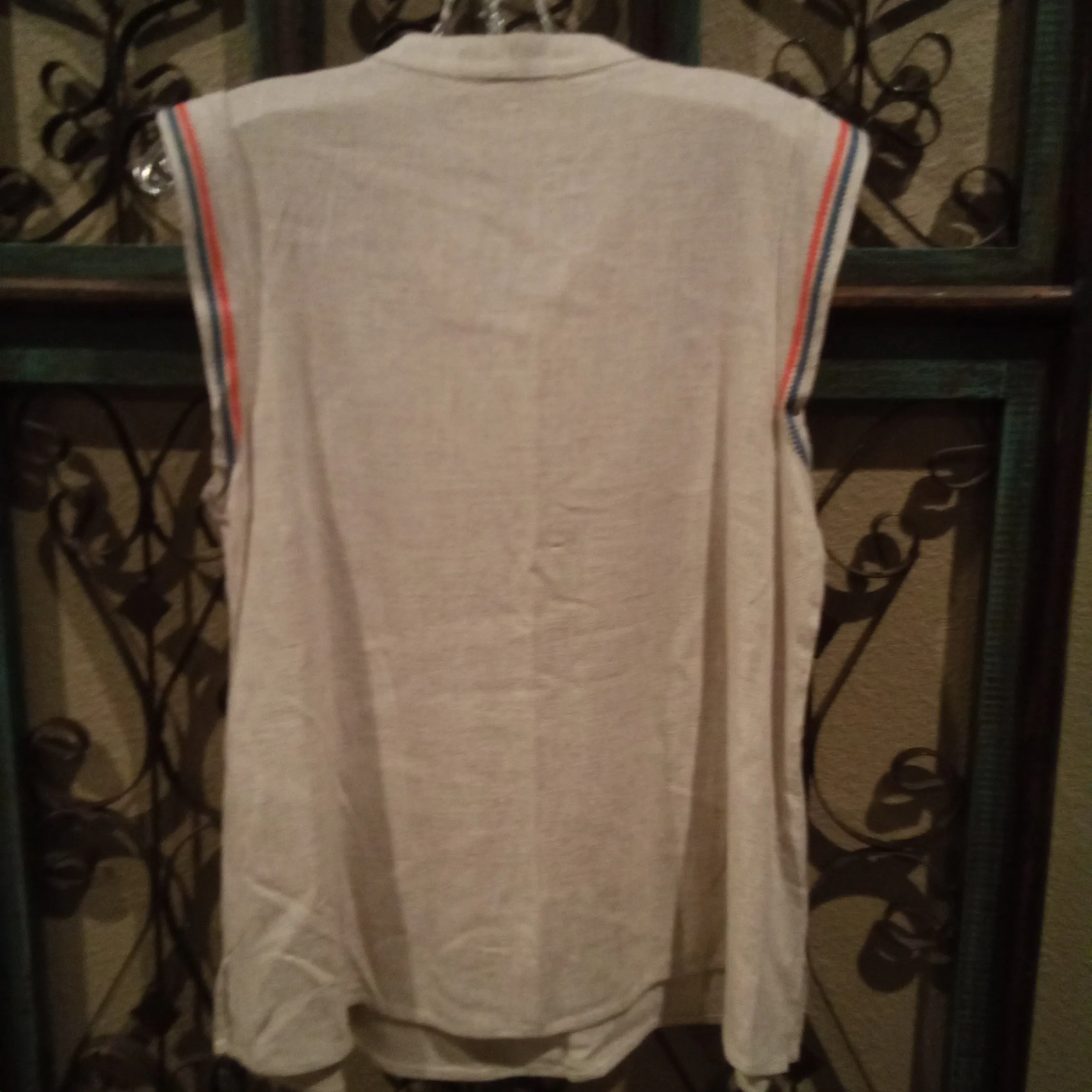 Beige Cap Sleeve Embroidered Top | Savana Jane
