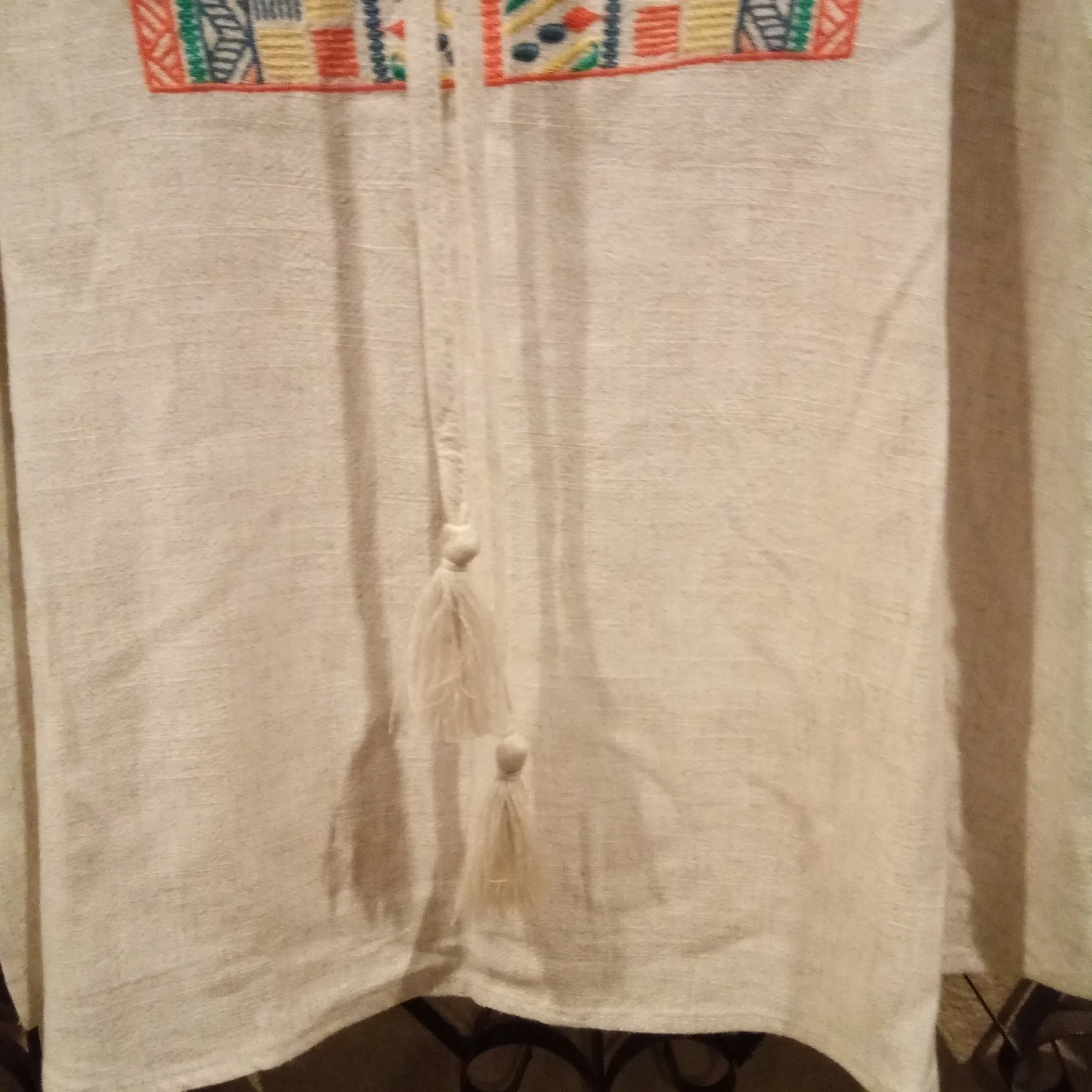 Beige Cap Sleeve Embroidered Top | Savana Jane