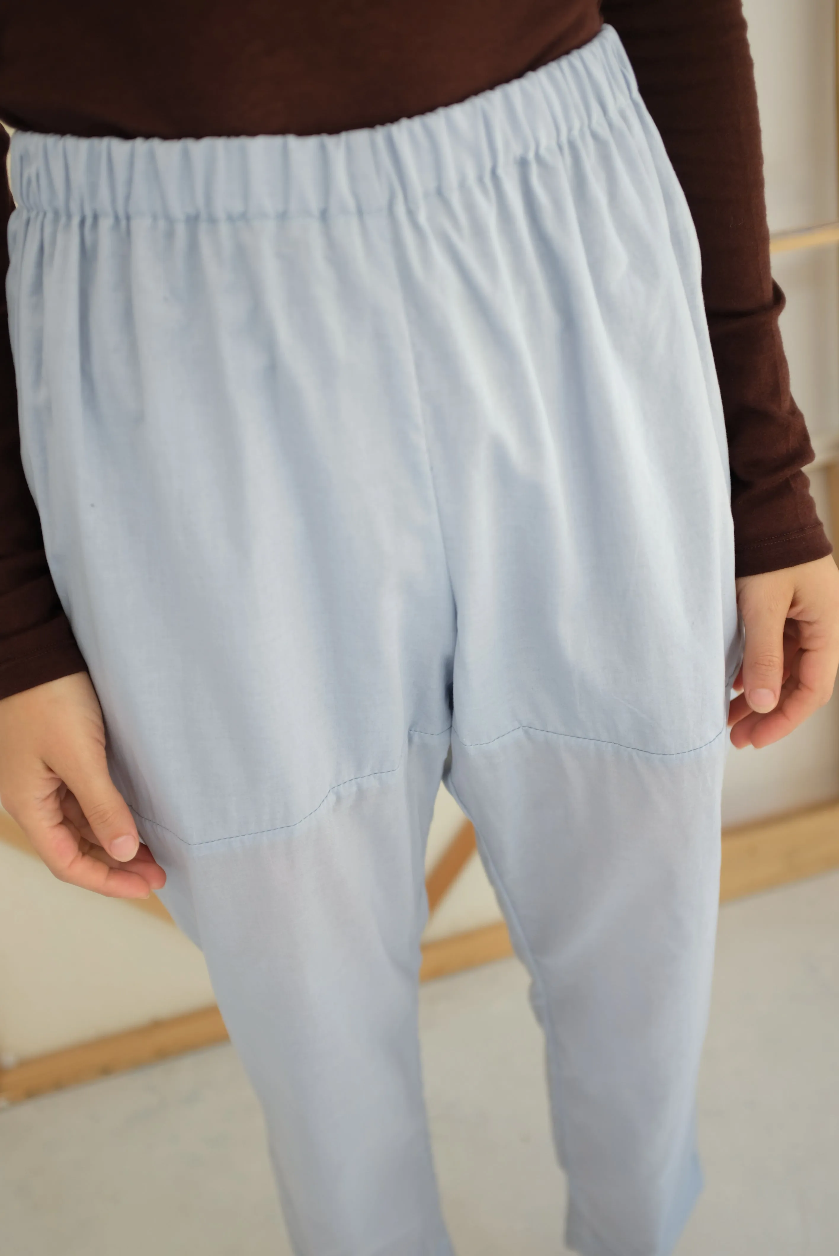 Beklina Fuggiamo Pant Light Blue