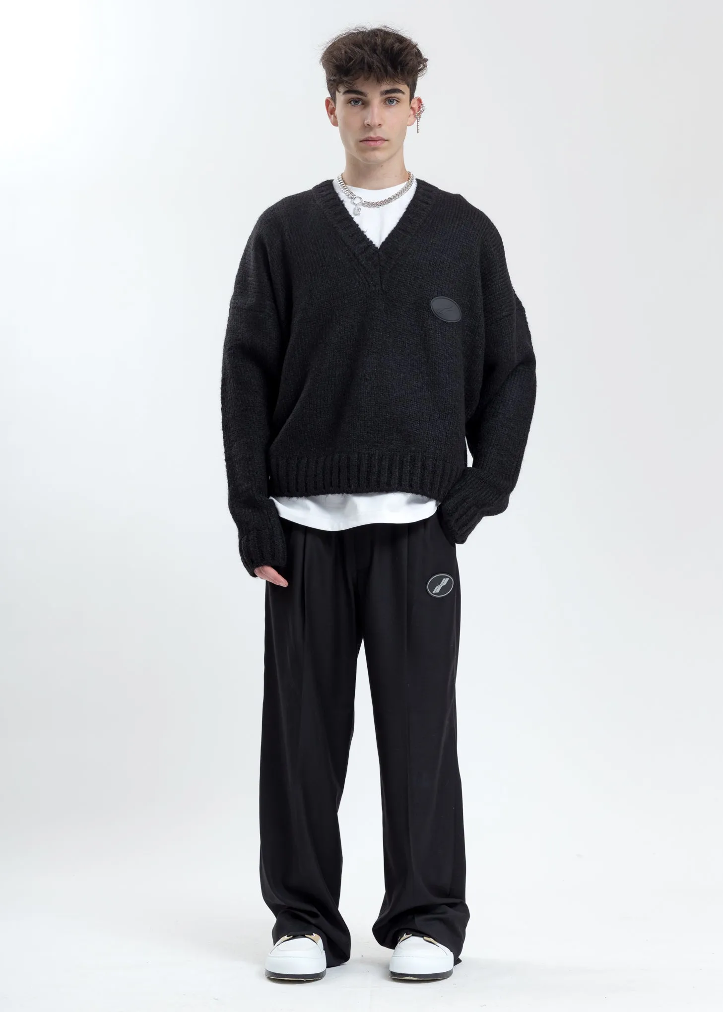 Black Logo Trousers
