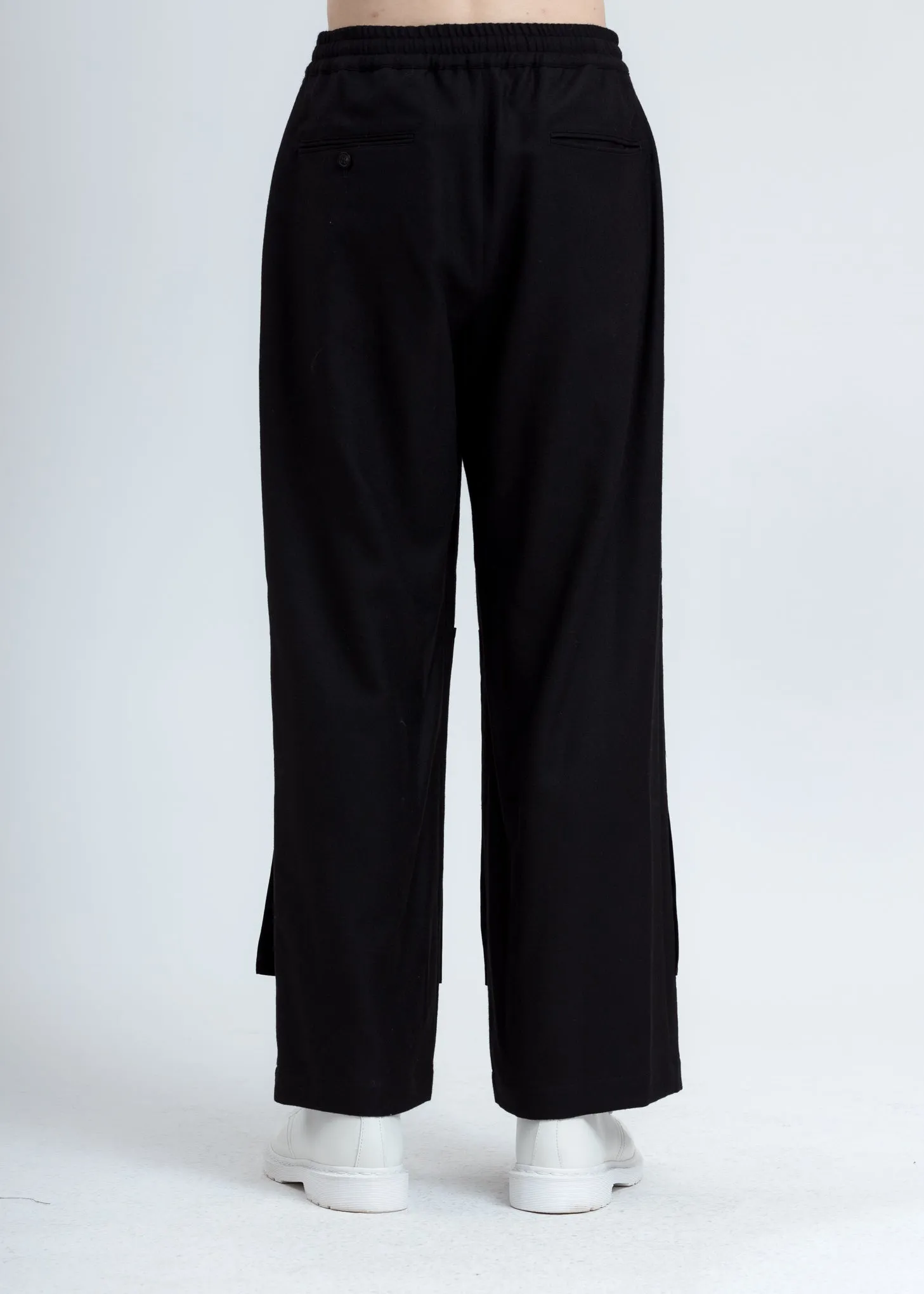 Black Patchwork Trousers