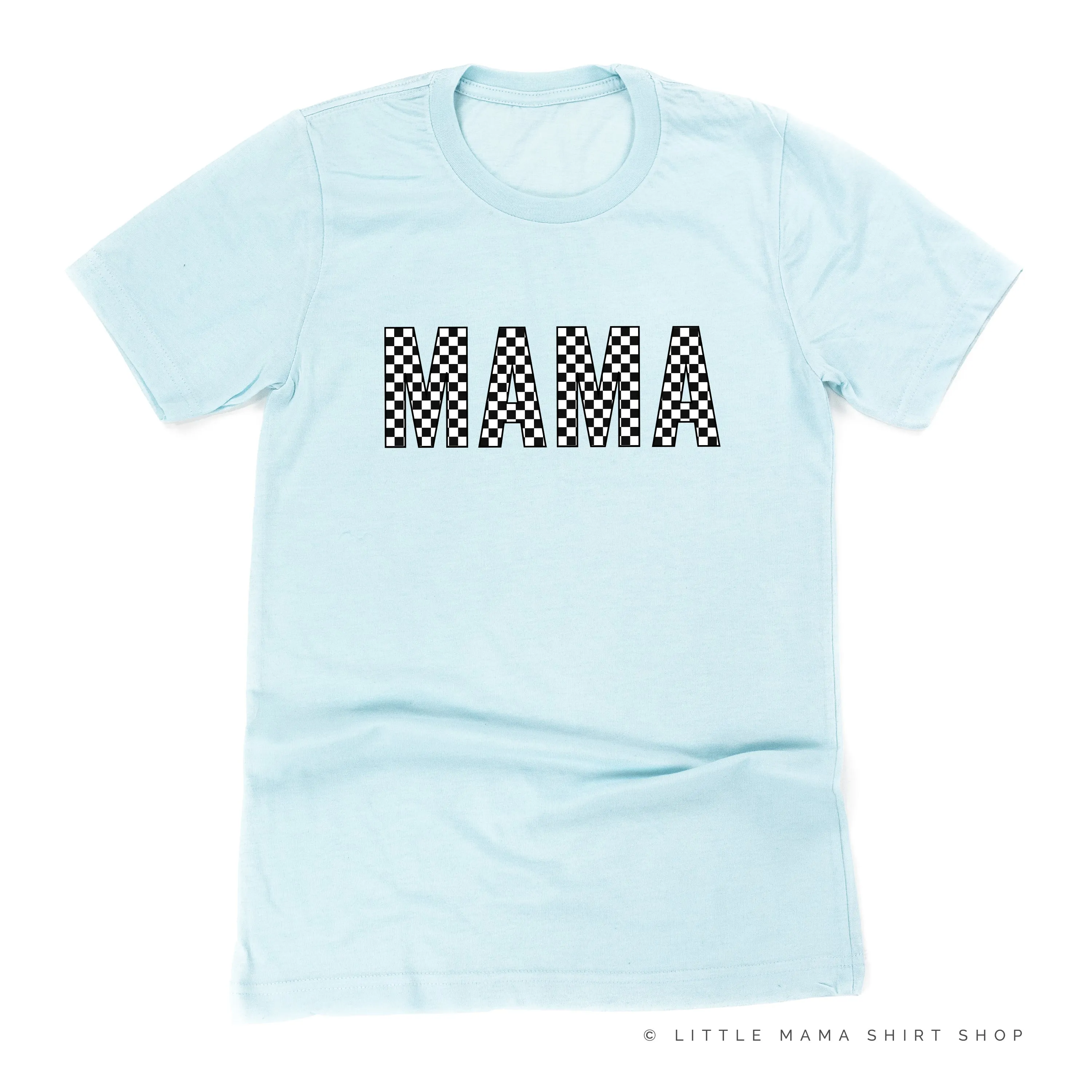 BLOCK FONT CHECKERS - MAMA - Unisex Tee