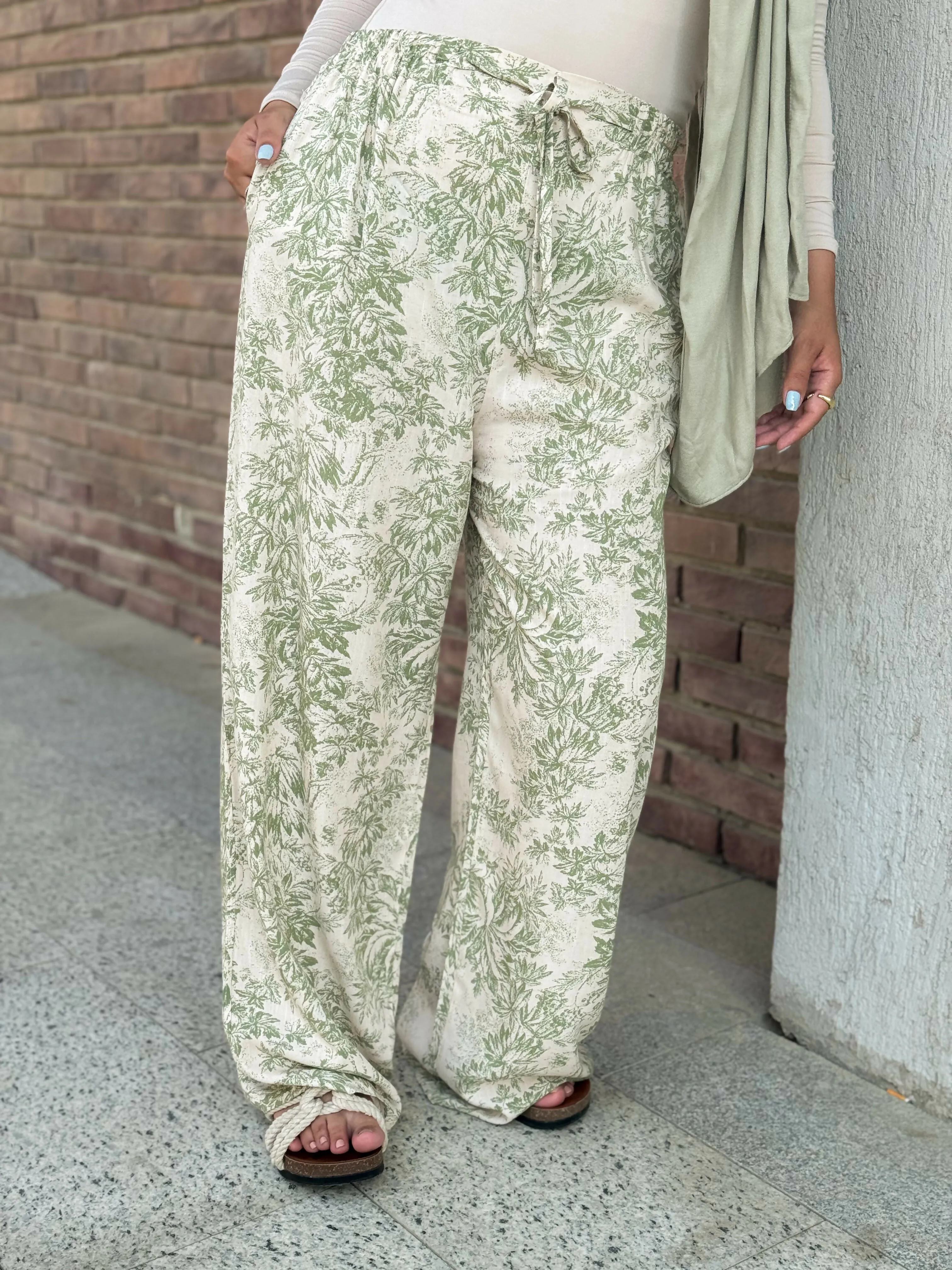 Boho Linen Pants