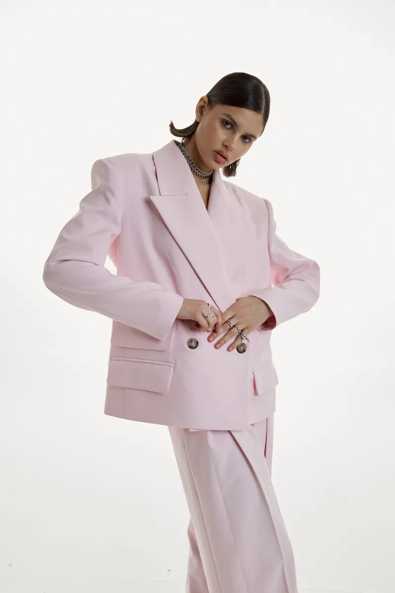 BOSTON LIGHT PINK SUIT PANTS