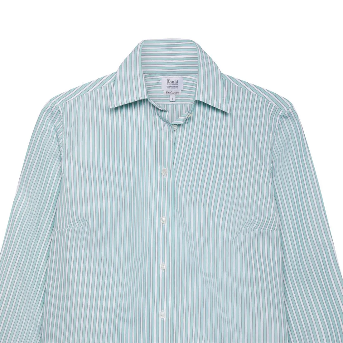 Buddette Exclusive Budd Stripe Shirt in Mint