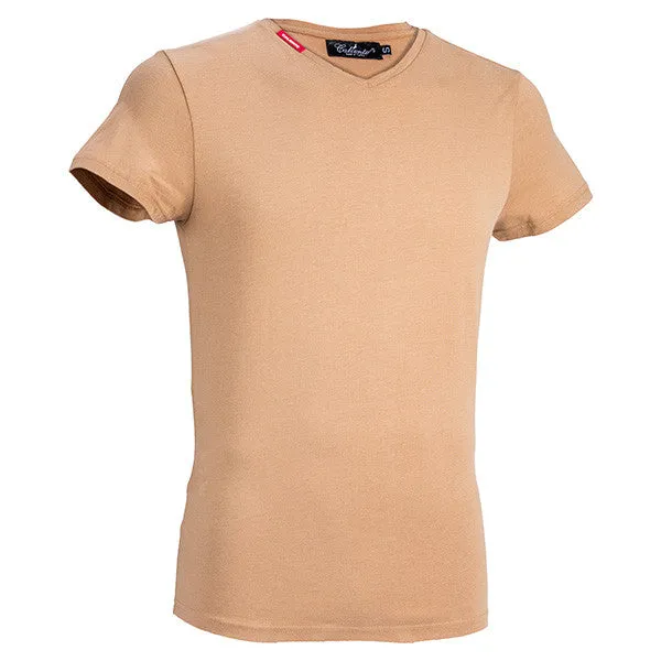 Caliente Basic - Brown Tiger Eye Brown T-shirt - Caliente T-shirts & Polos Collection