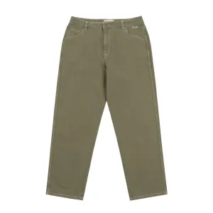 Classic Relaxed Denim Pants - Green Washed