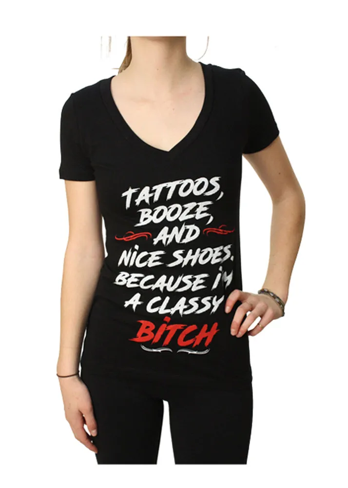 Classy Bitch Vneck