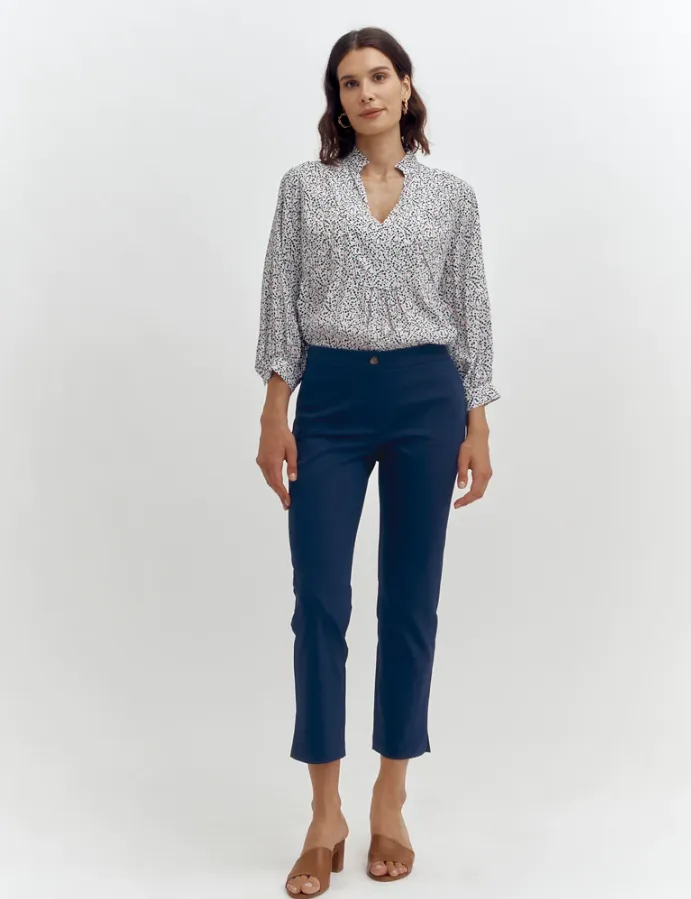 Cotton Blend Chino Pants