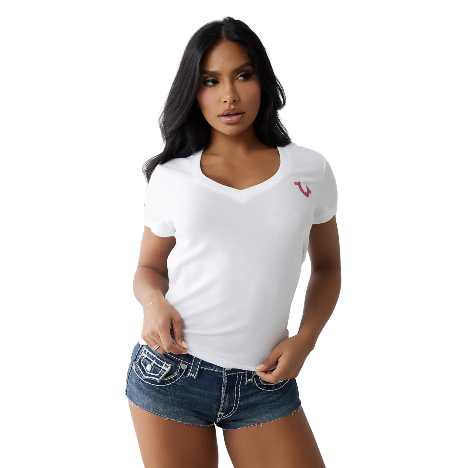 Crystal World Tour V-Neck Tee