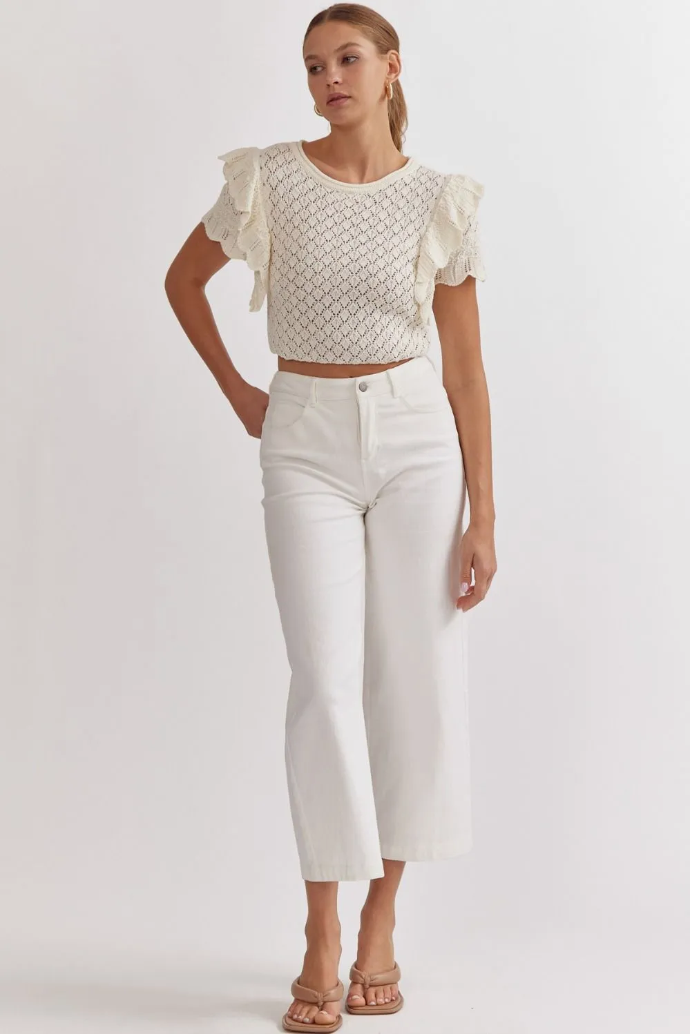 Days Like These White Denim Pants