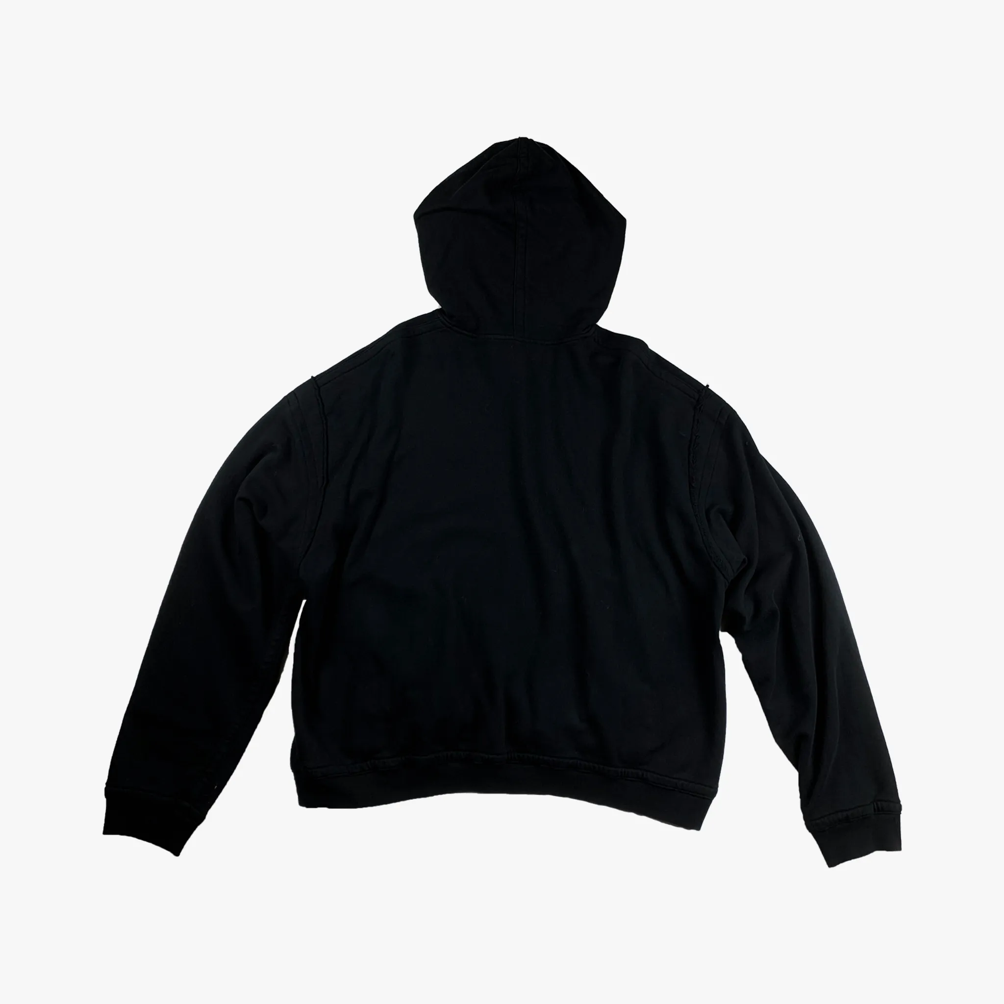 Distressed Black Perth Hoodie