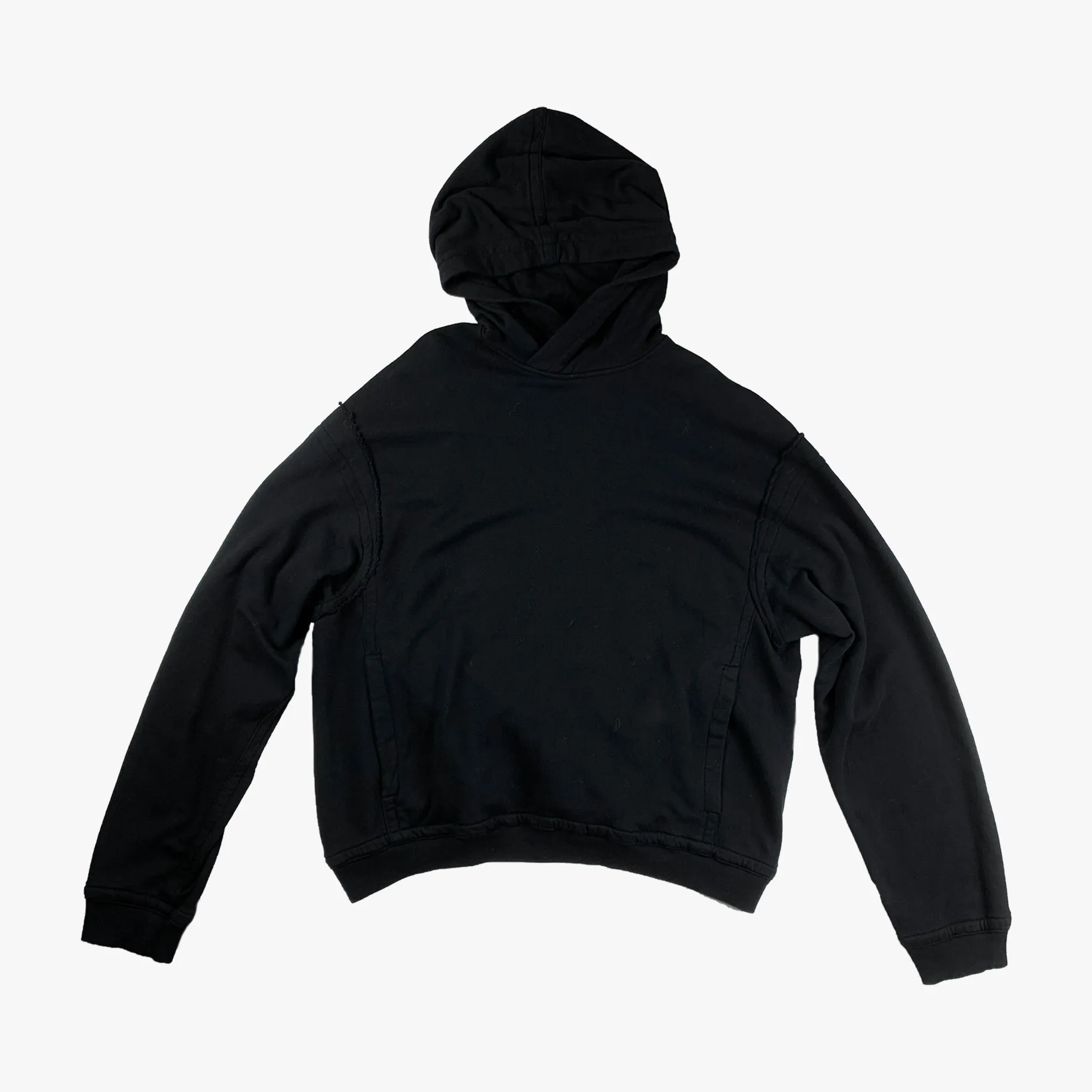 Distressed Black Perth Hoodie