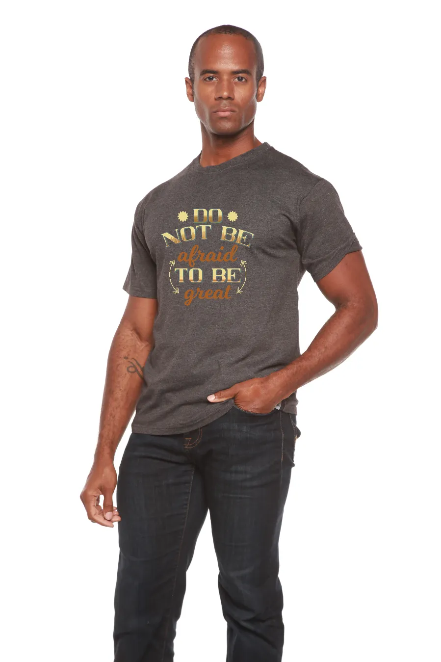 Do Not Be To Be Men's Bamboo Viscose/Organic Cotton Short Sleeve  Graphic T-Shirt