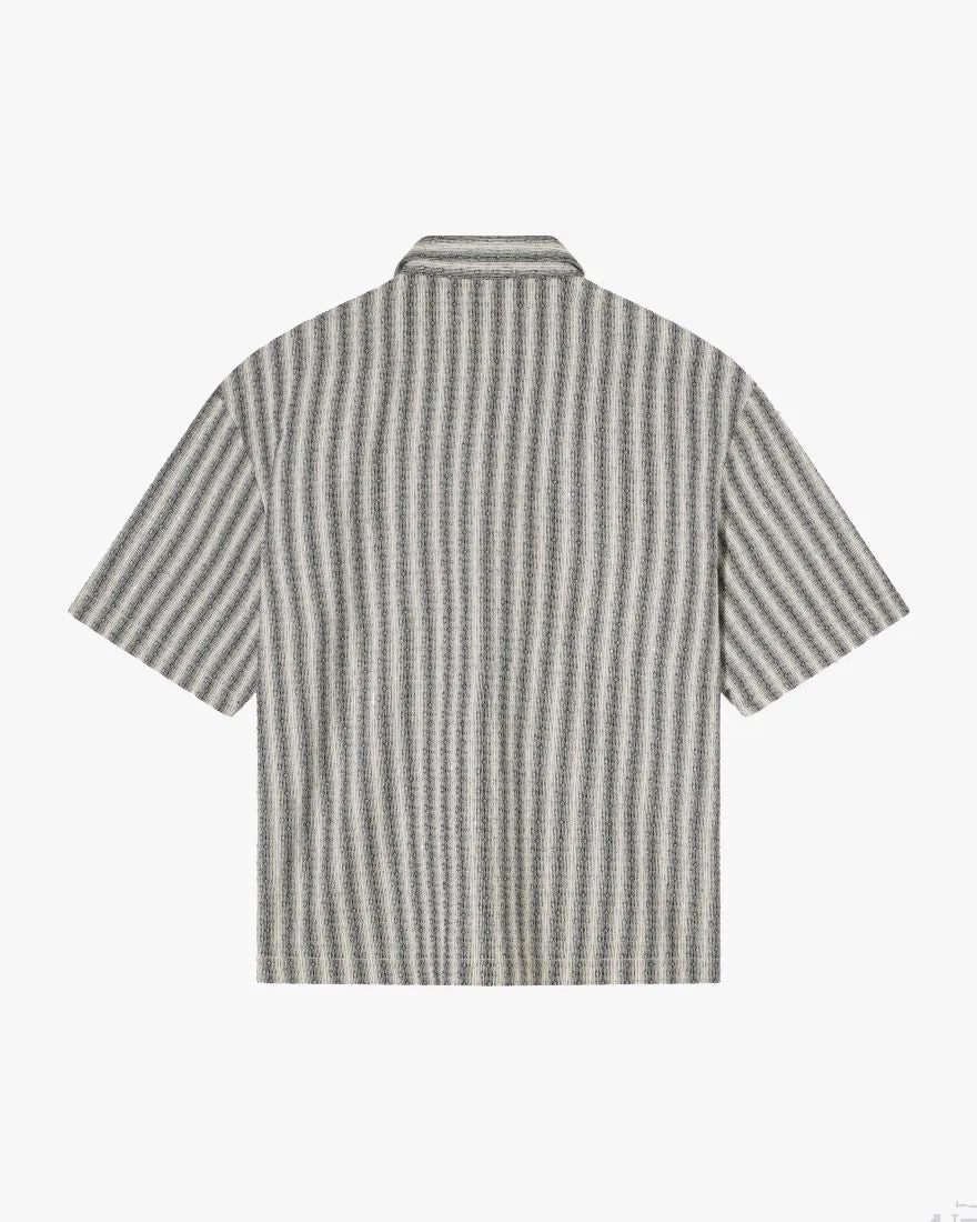 Edwin S/S Saga Shirt - Black / White