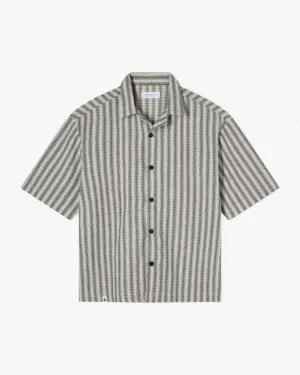 Edwin S/S Saga Shirt - Black / White