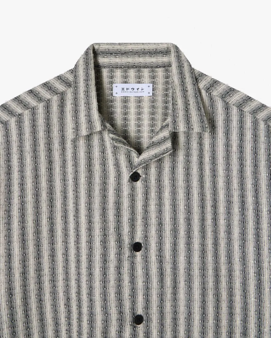 Edwin S/S Saga Shirt - Black / White