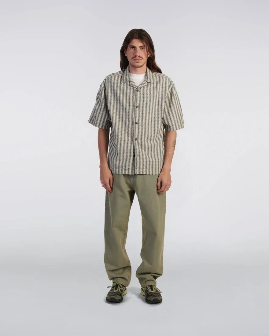 Edwin S/S Saga Shirt - Black / White
