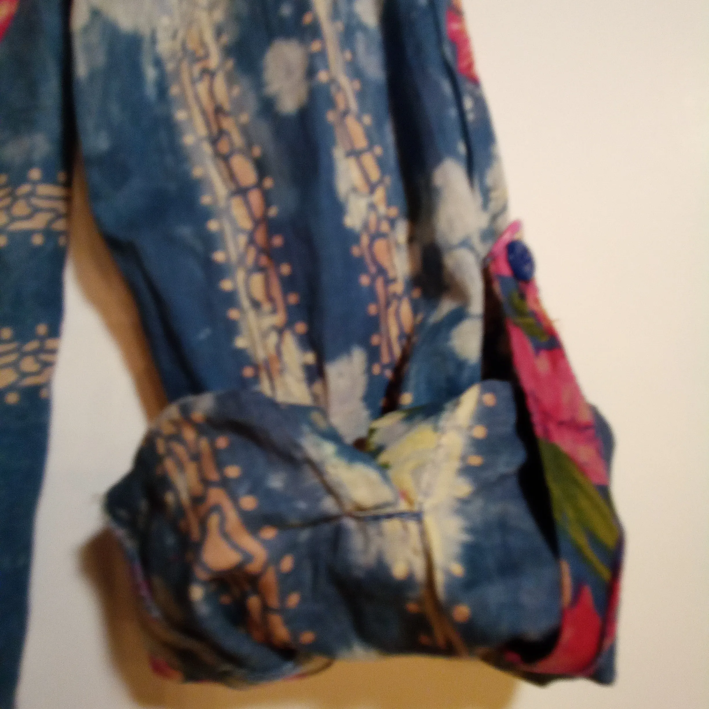 Floral Mandarin Vneck Button Front Shirt  | Vintage Goa