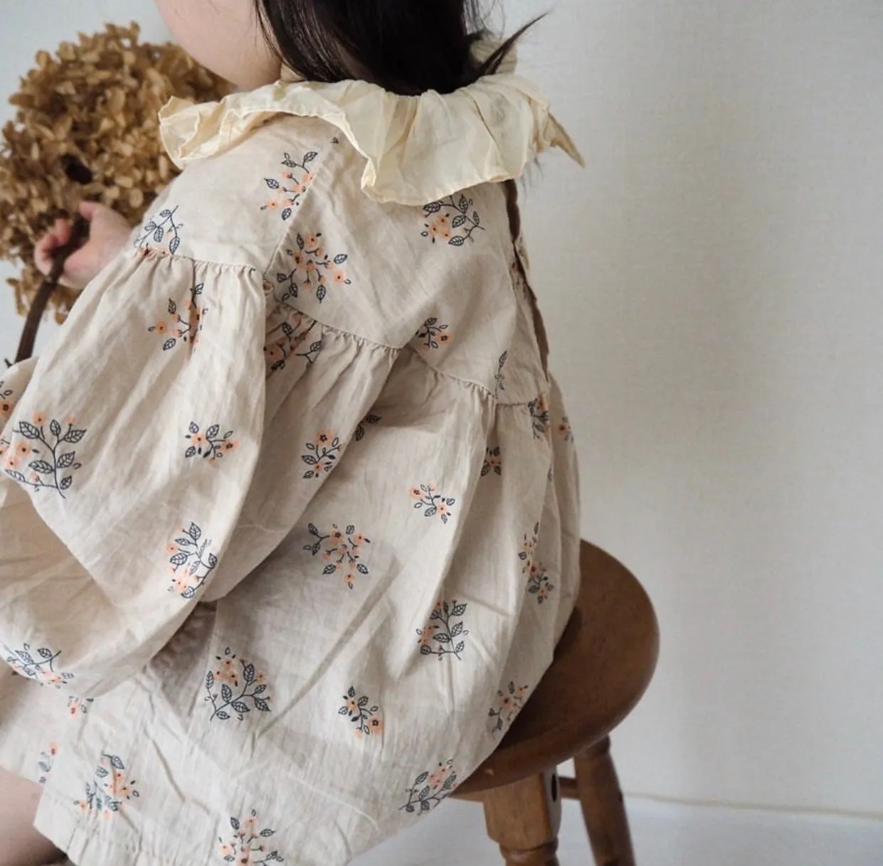 Floral Ruffled Blouse