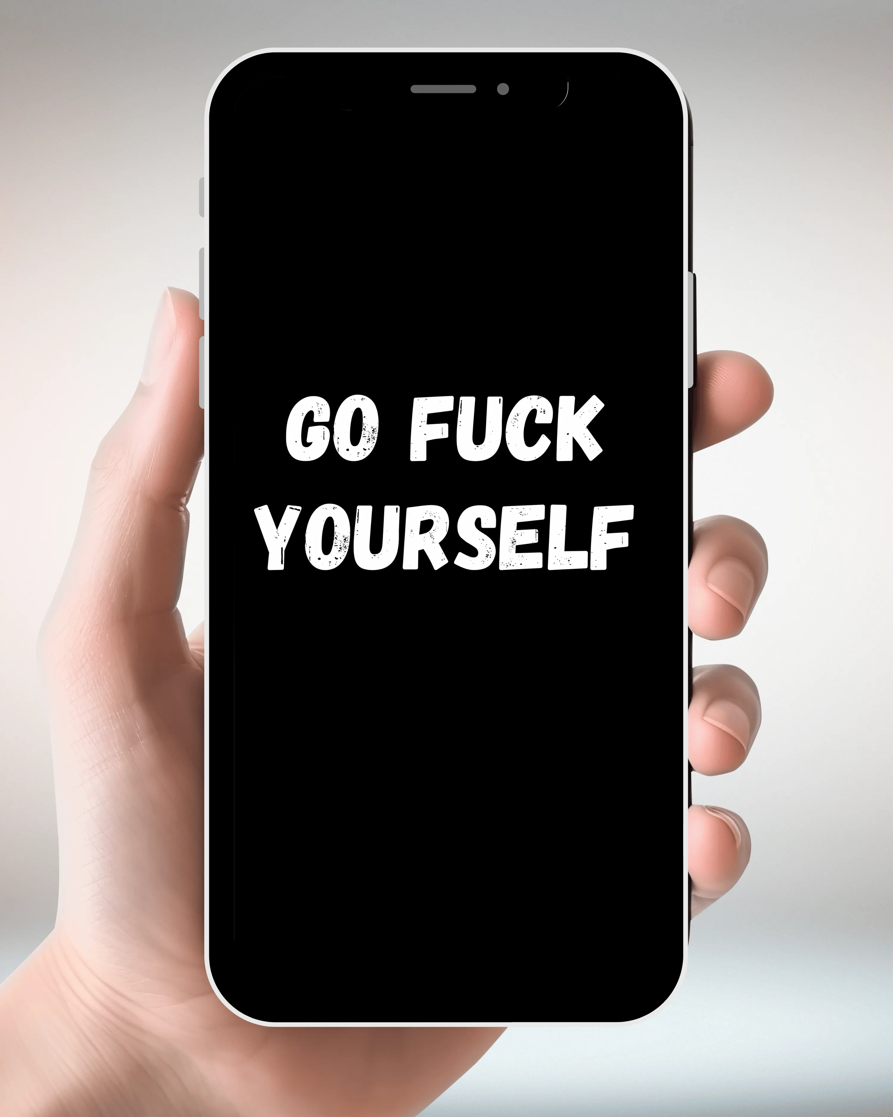Go Fuck Yourself V-Neck QR Code