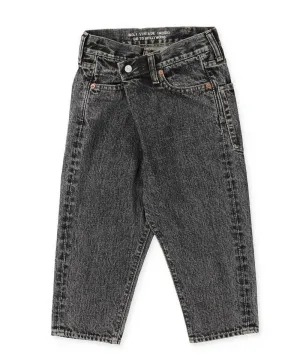 Go To Hollywood Black Denim Heterogenous Pants - 100cm, 110cm, 120cm